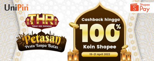 PETASAN – Pesta Tanpa Batasan Cashback Hingga 100%!